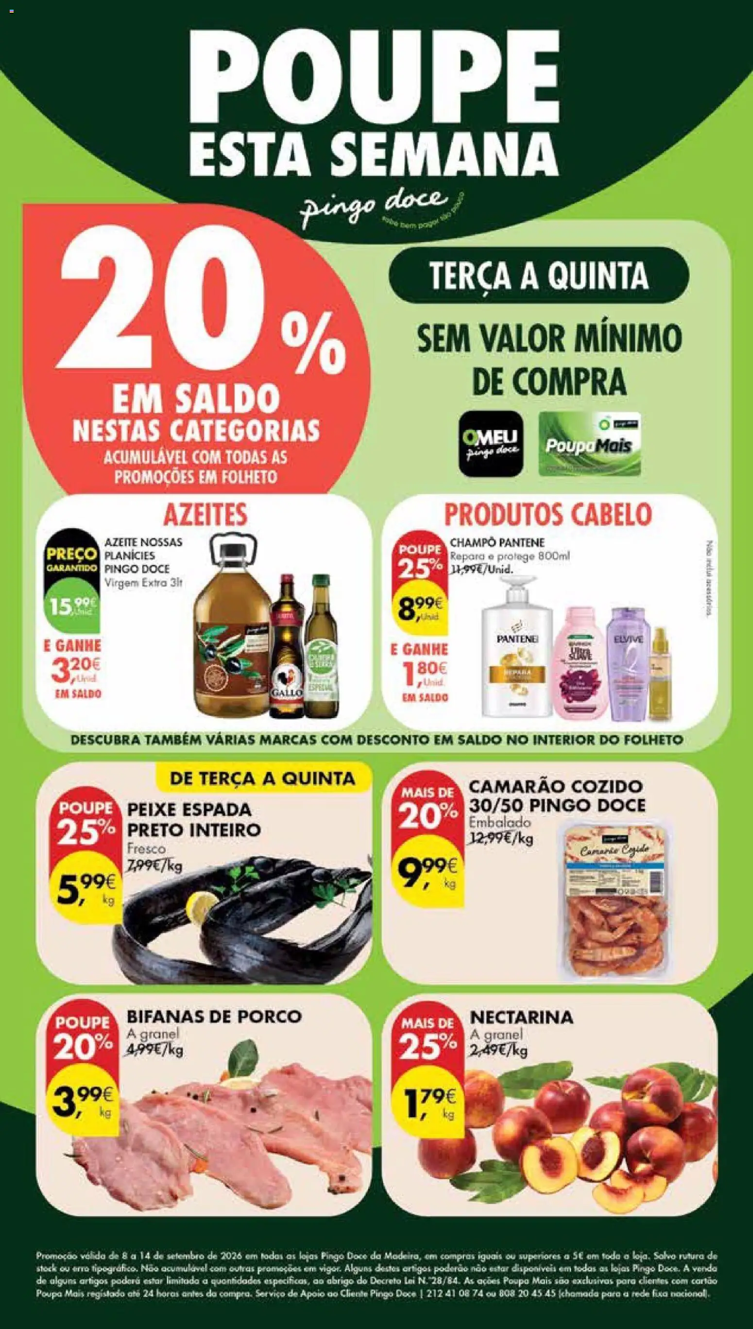 Pré-visualização do folheto da loja Pingo Doce válida a partir de 08/09/2026