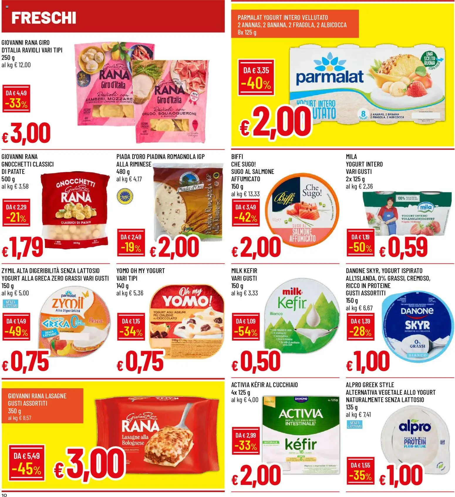 Anteprima dell'opuscolo Galassia volantino dal negozio Galassia valido da 07/09/2026 - Limone, Lasagne, Cioccolato, Ravioli, Patate, Skyr, Sugo, Senza lattosio