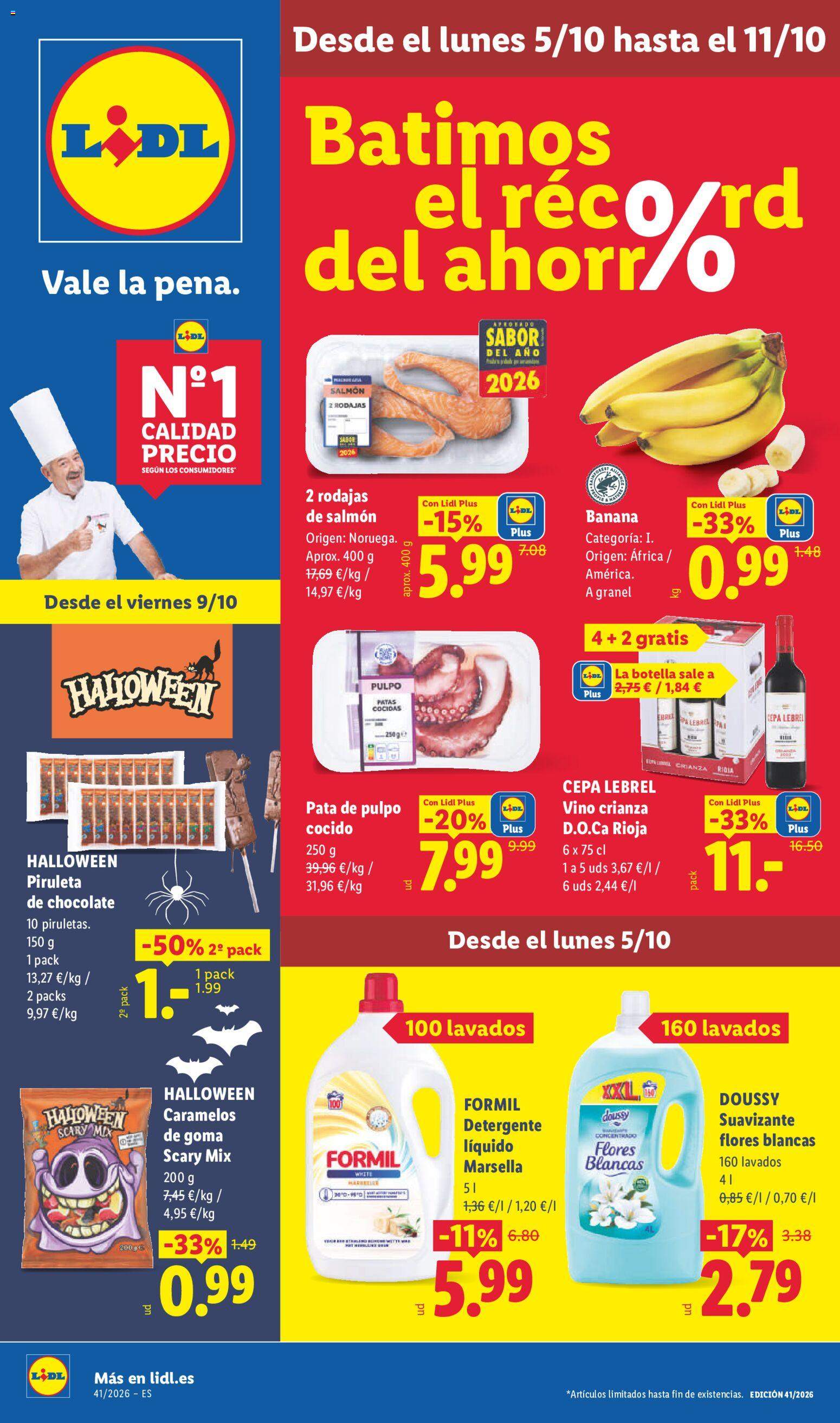 Nuevo folleto Lidl desde 05/10