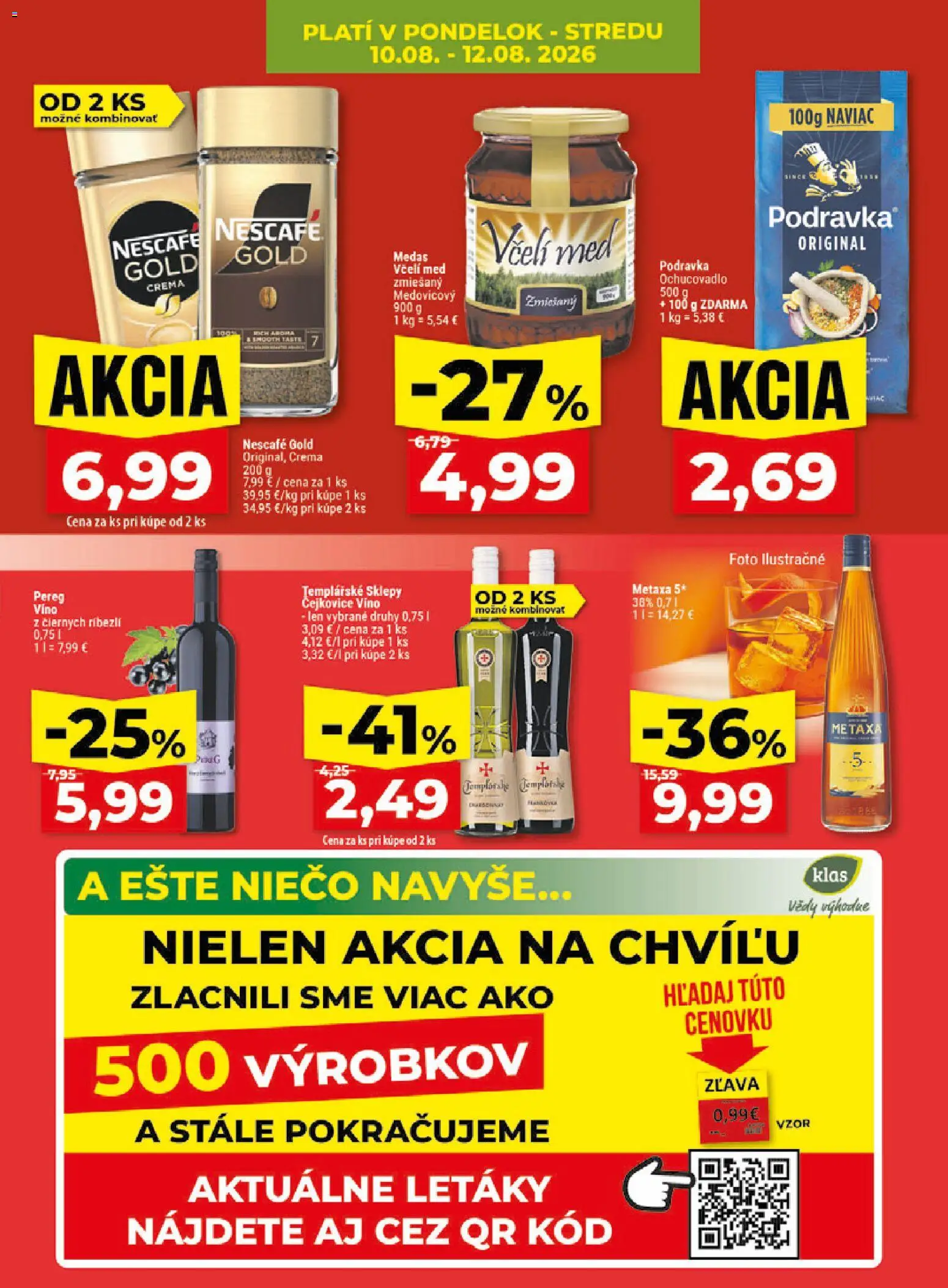 Náhľad Klas letáku platného od 10.08.2026