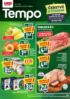 Náhľad COOP Jednota letáku platného od 13.08.2026