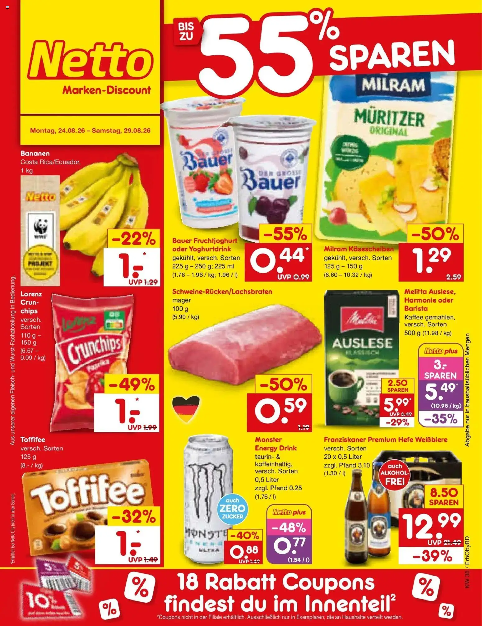 Vorschau von dem Prospekt des Geschäftes Netto Marken-Discount, gültig ab dem 24.08.2026