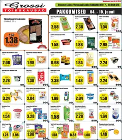 Grossi Toidukaubad kliendilehe eelvaade alates 04.06.2026