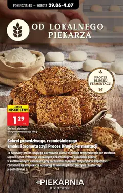 Pogląd gazetki "Biedronka gazetka - Pieczywo" ze sklepu Biedronka ważnej od 29.06.2026
