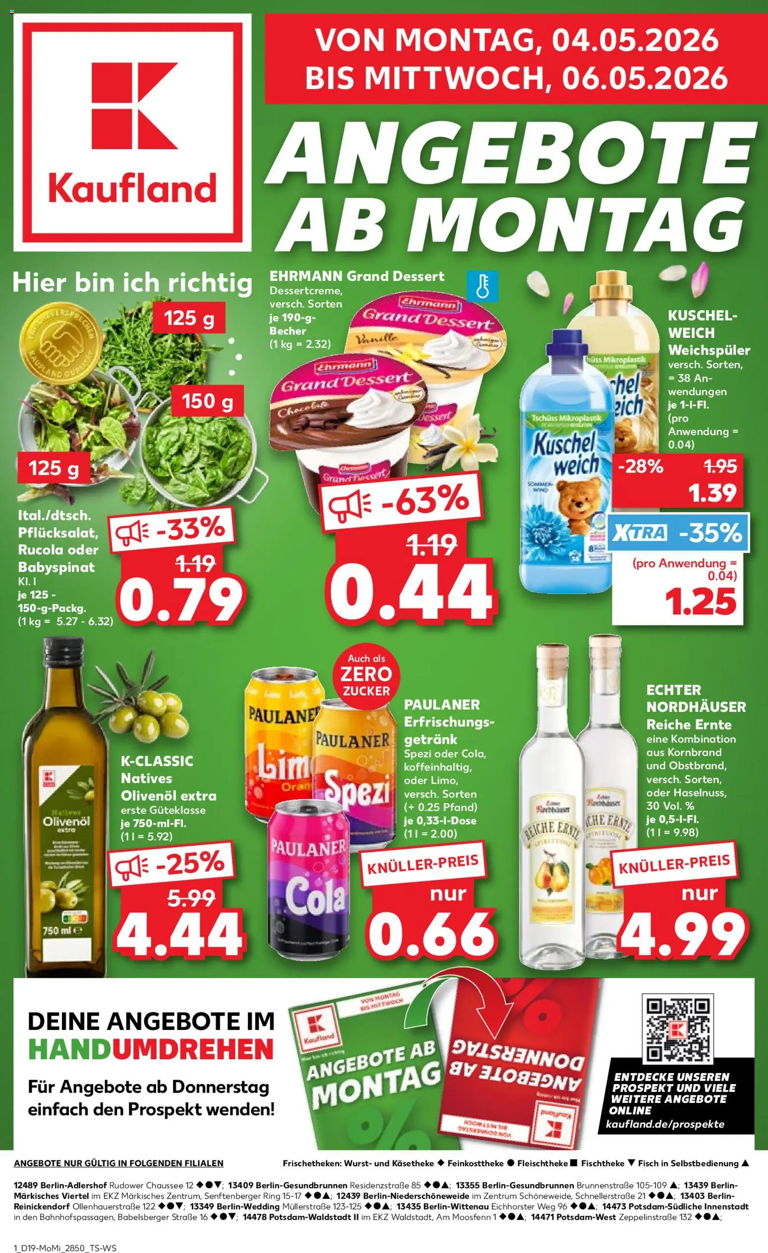 Vorschau von dem Prospekt des Geschäftes Kaufland, gültig ab dem 04.05.2026