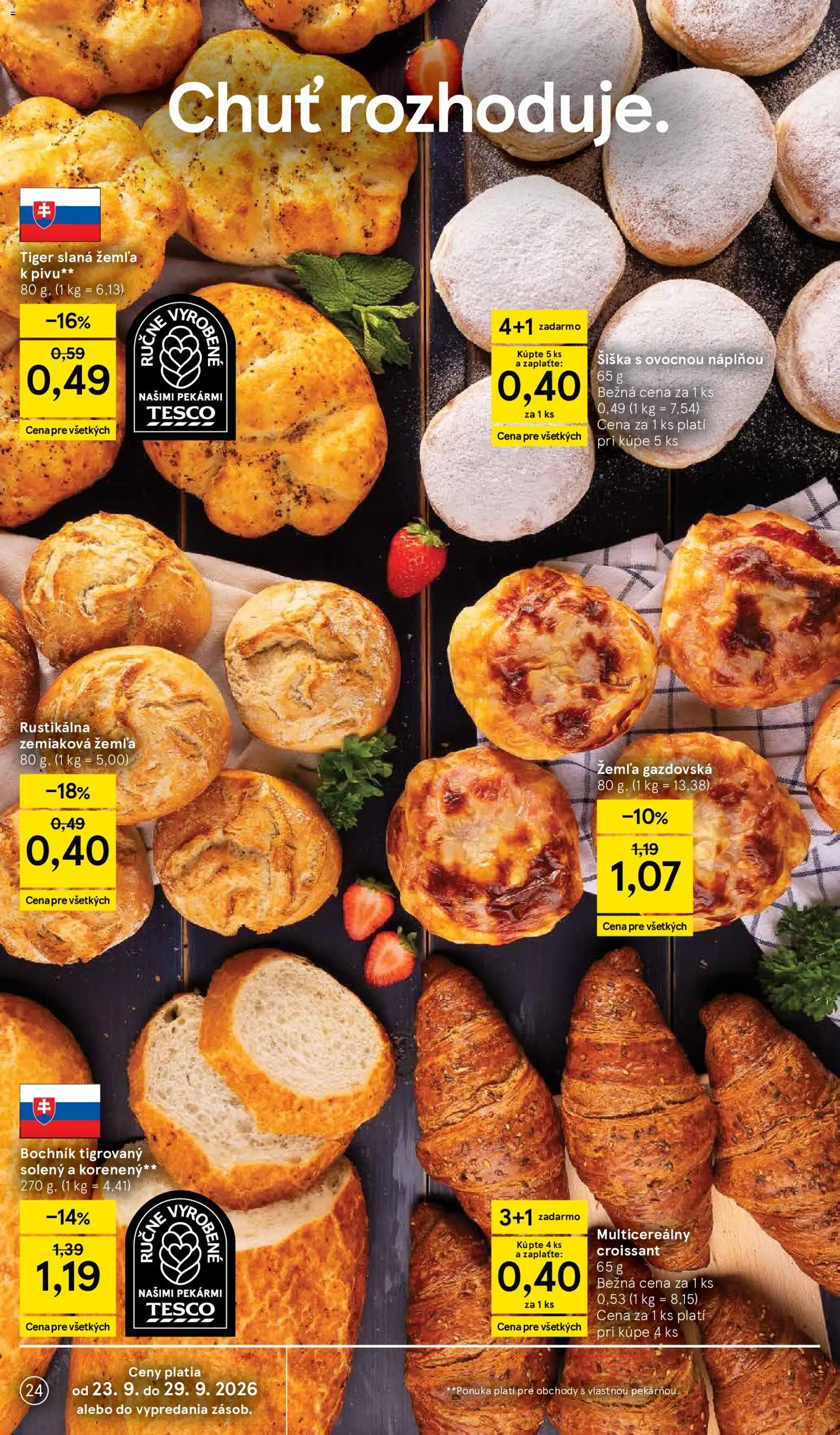 Náhľad Tesco letáku platného od 23.09.2026