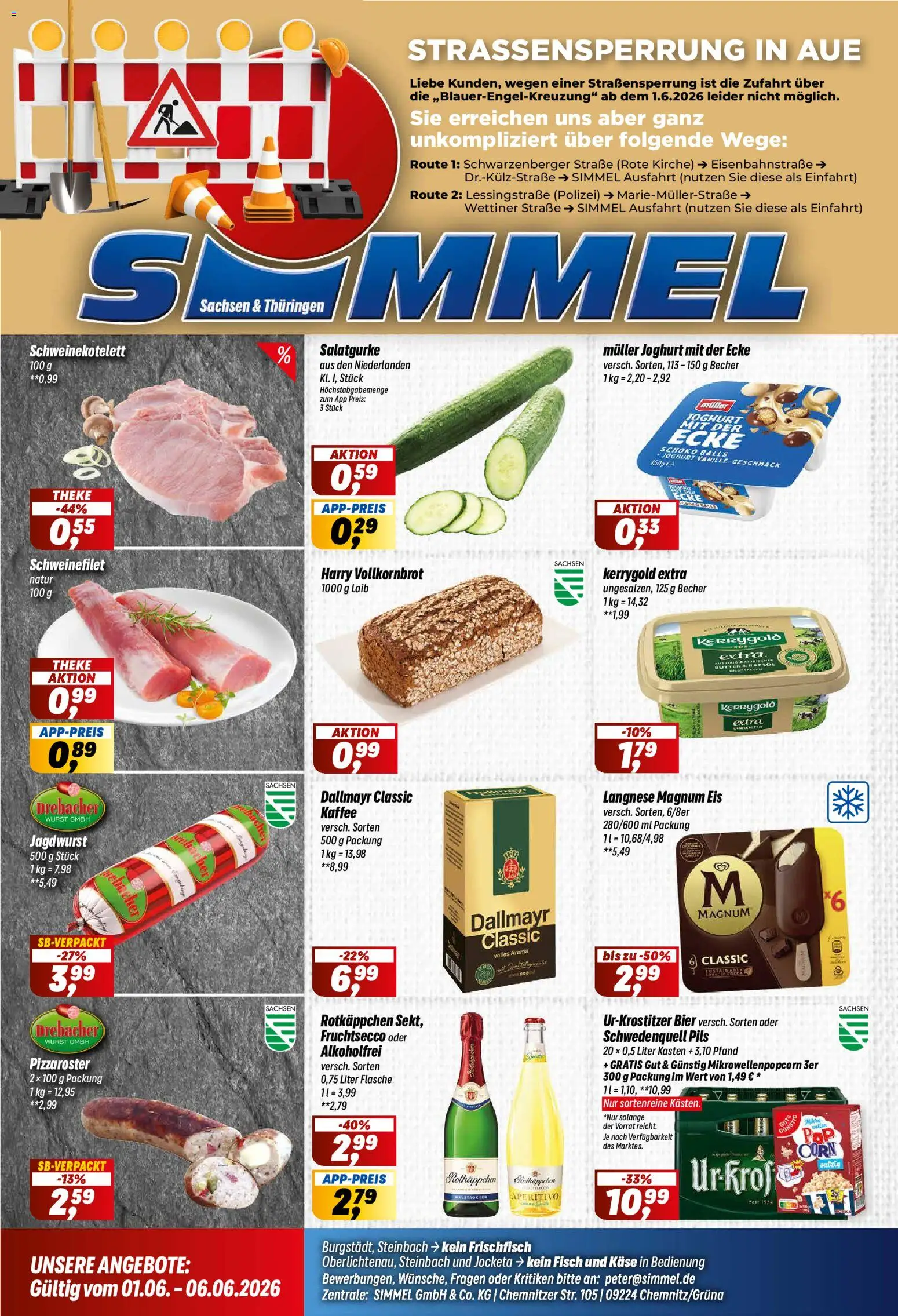 Vorschau von dem Prospekt des Geschäftes Simmel, gültig ab dem 01.06.2026