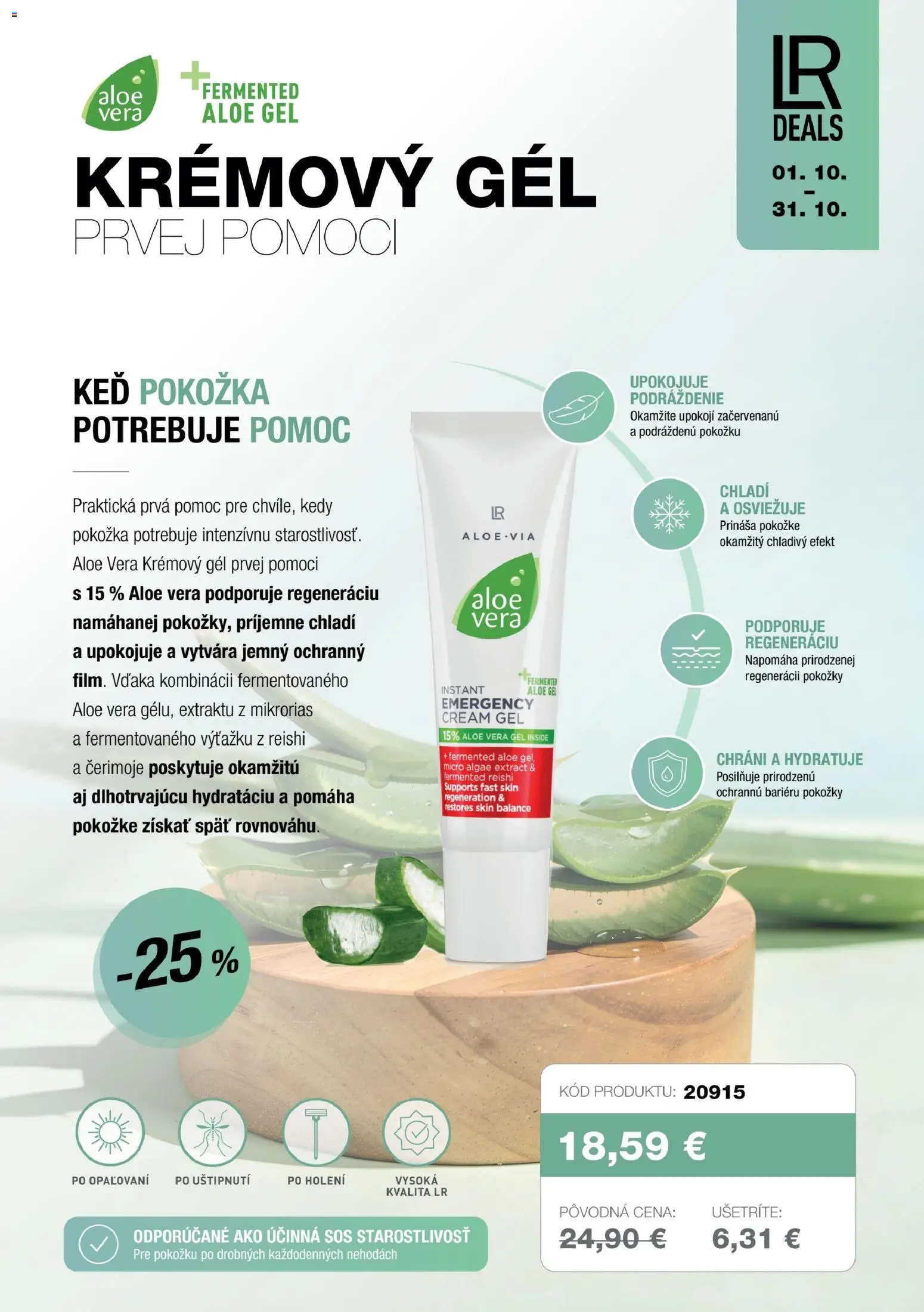 Náhľad LR letáku platného od 15.10.2026 - Aloe Vera