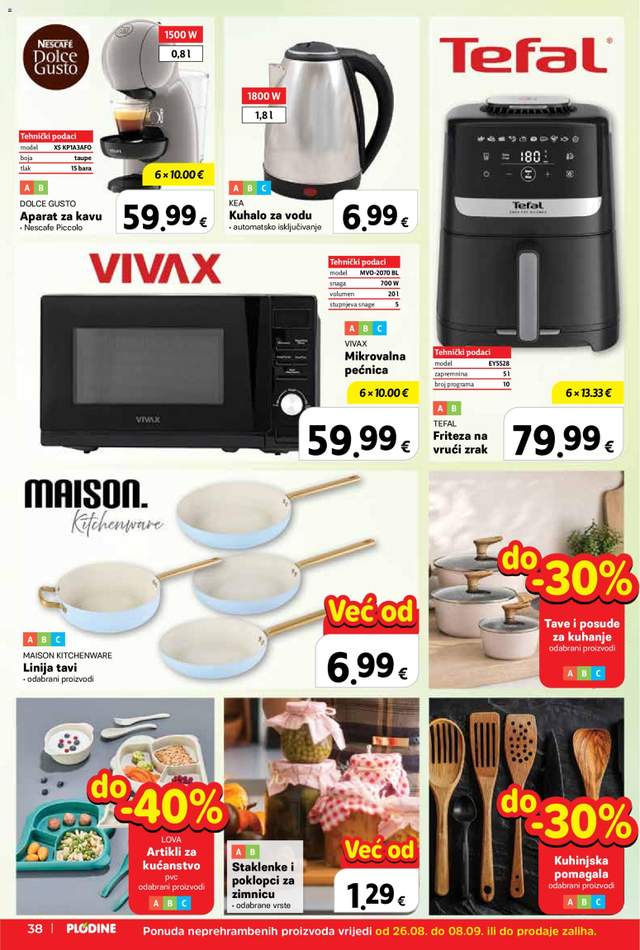 Novi Plodine katalog od 26.08.