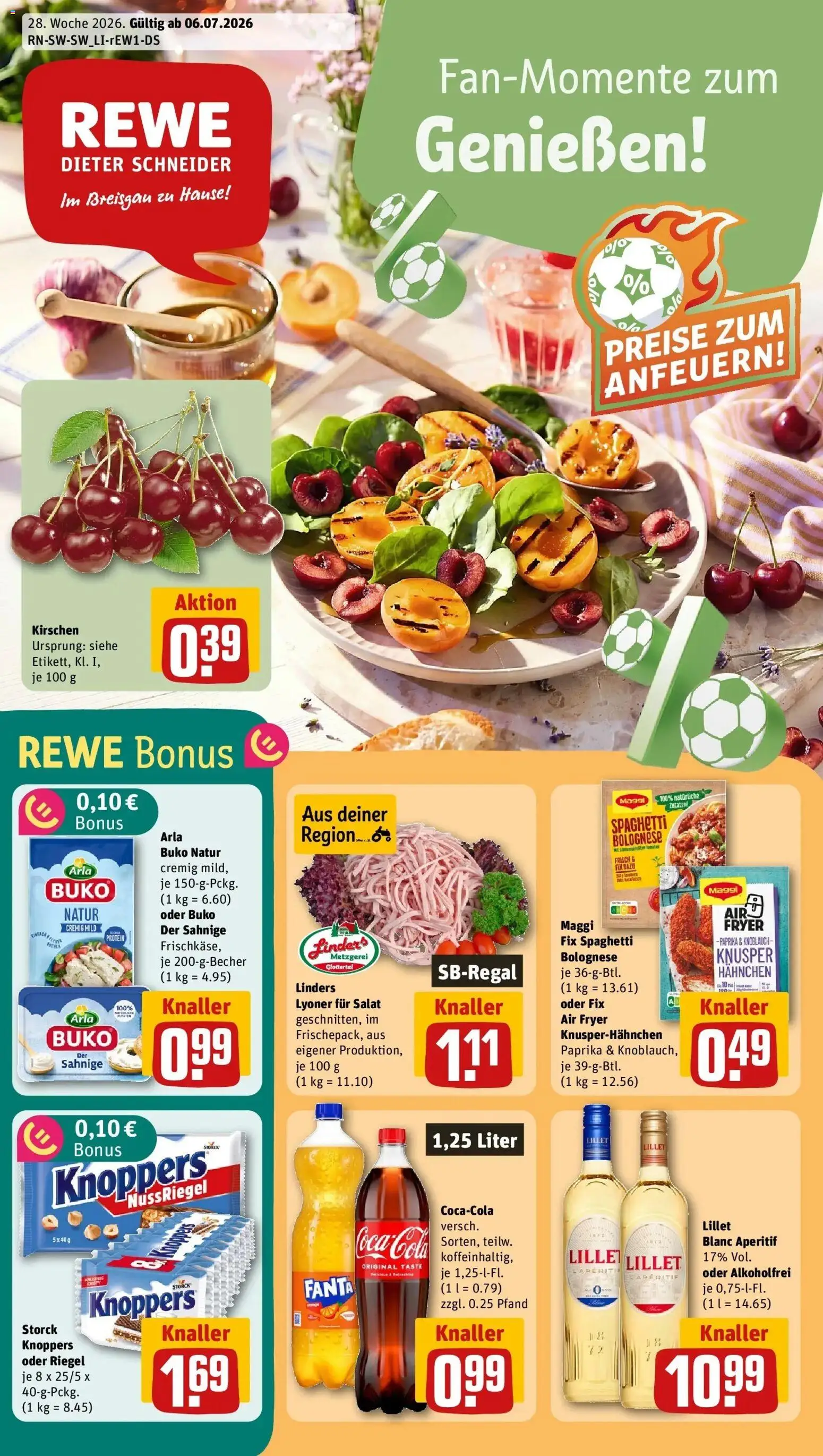 Vorschau von dem Prospekt des Geschäftes Rewe, gültig ab dem 05.07.2026