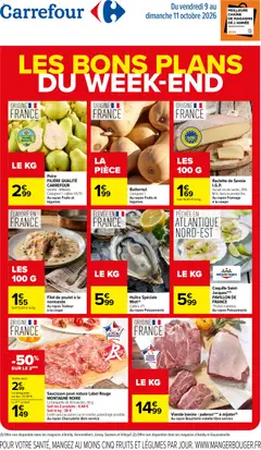 Prévisualisation de Carrefour les bons plans du week-end du magasin Carrefour formulaire valide 09/10/2026