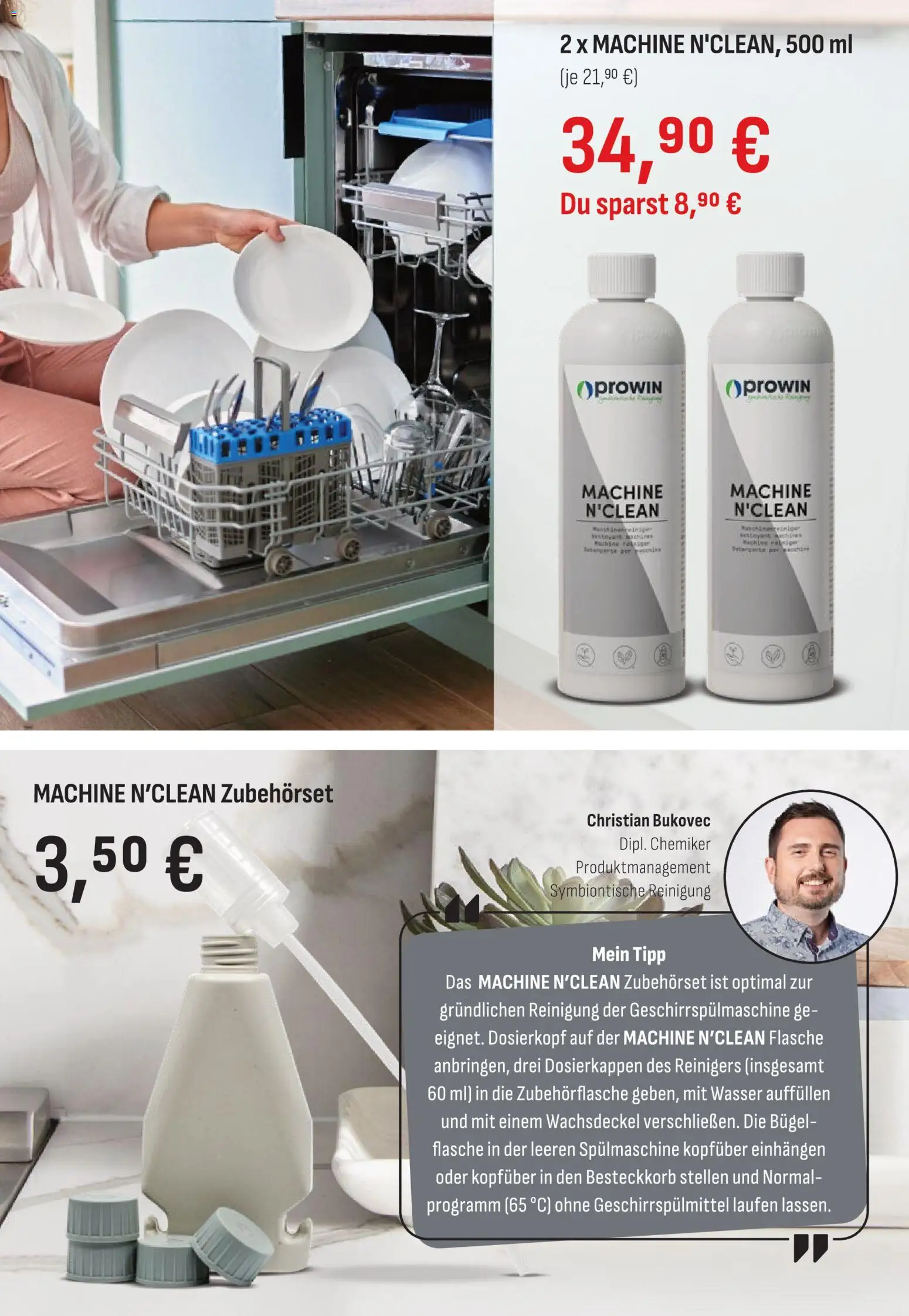 Vorschau von dem Prospekt des Geschäftes Prowin, gültig ab dem 01.02.2026 - Wasser, Geschirrspülmaschine, Geschirrspülmittel