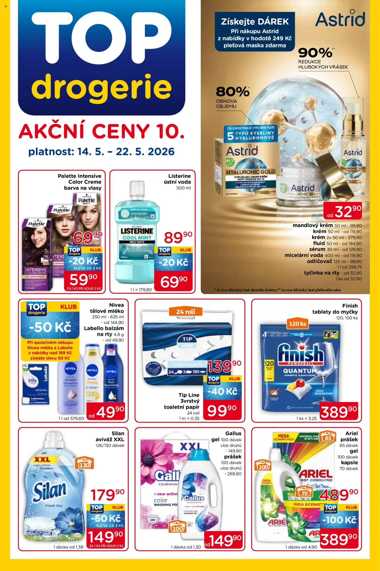 Náhled nabídky: Top drogerie Top drogerie leták platný od 14.05.2026
