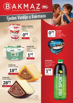 Pregled letka Bakmaz Tjedan Vindije trgovine Bakmaz vrijedi od 10.08.2026