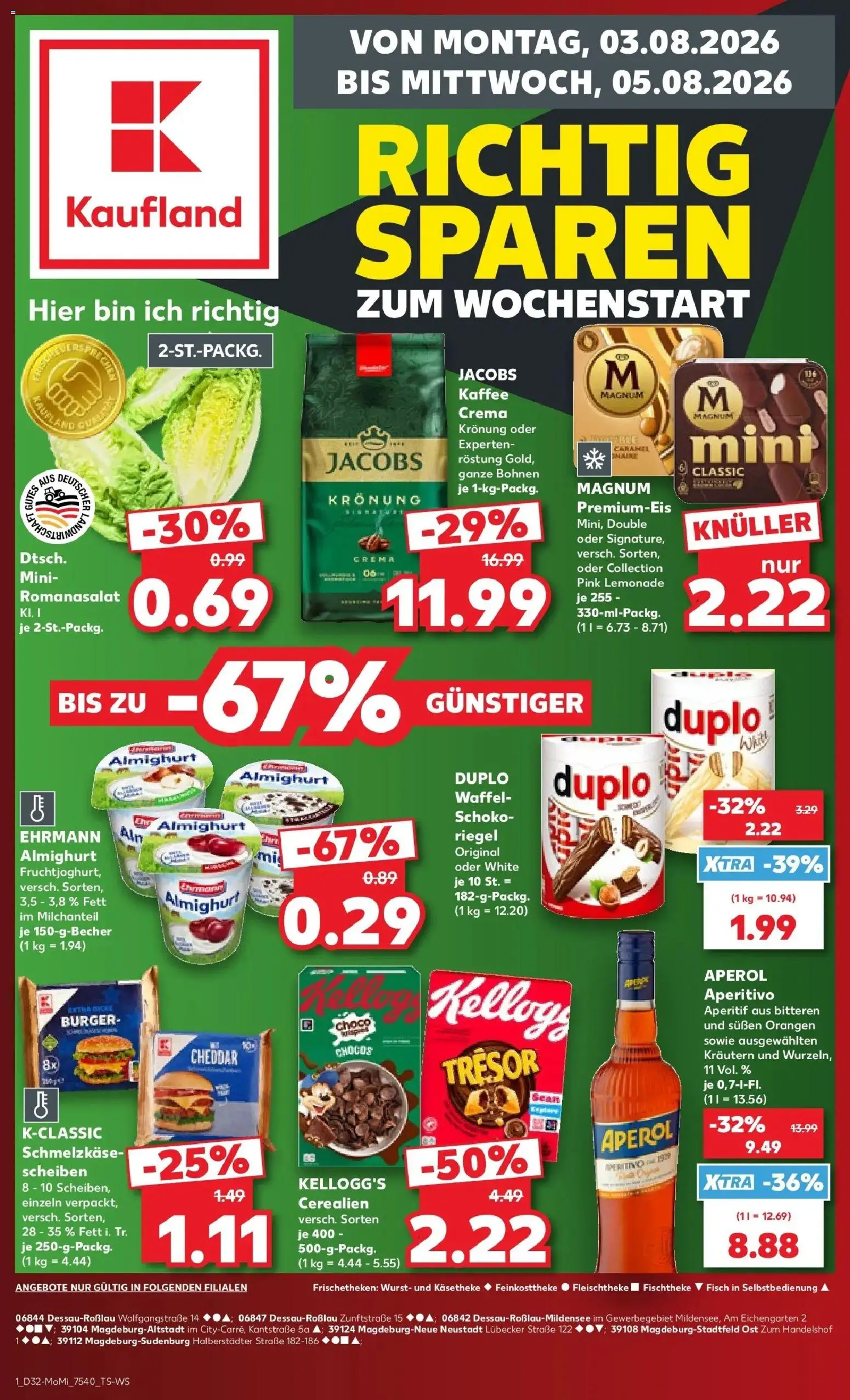 Vorschau von dem Prospekt des Geschäftes Kaufland, gültig ab dem 03.08.2026