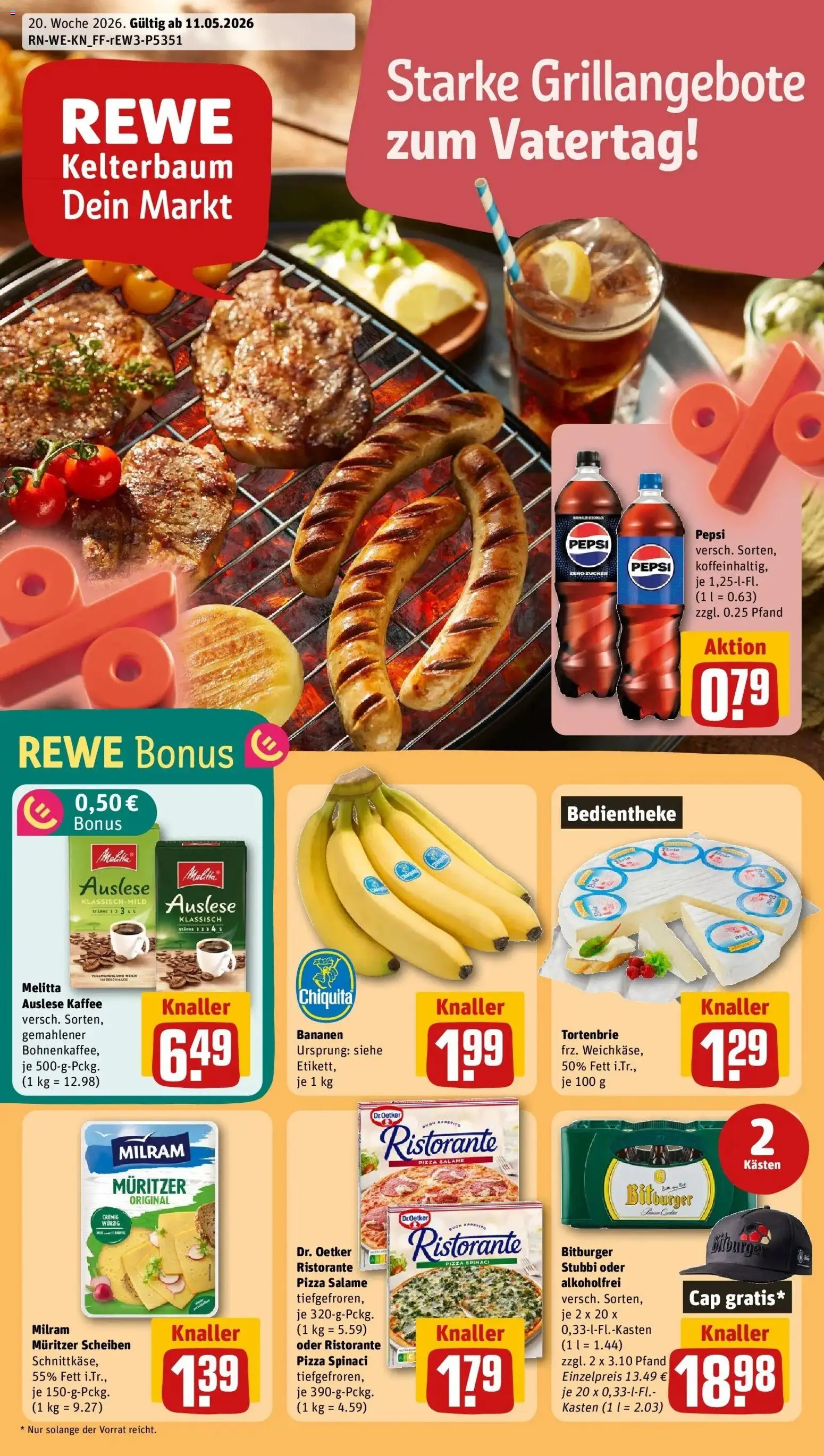 Vorschau von dem Prospekt des Geschäftes Rewe, gültig ab dem 10.05.2026
