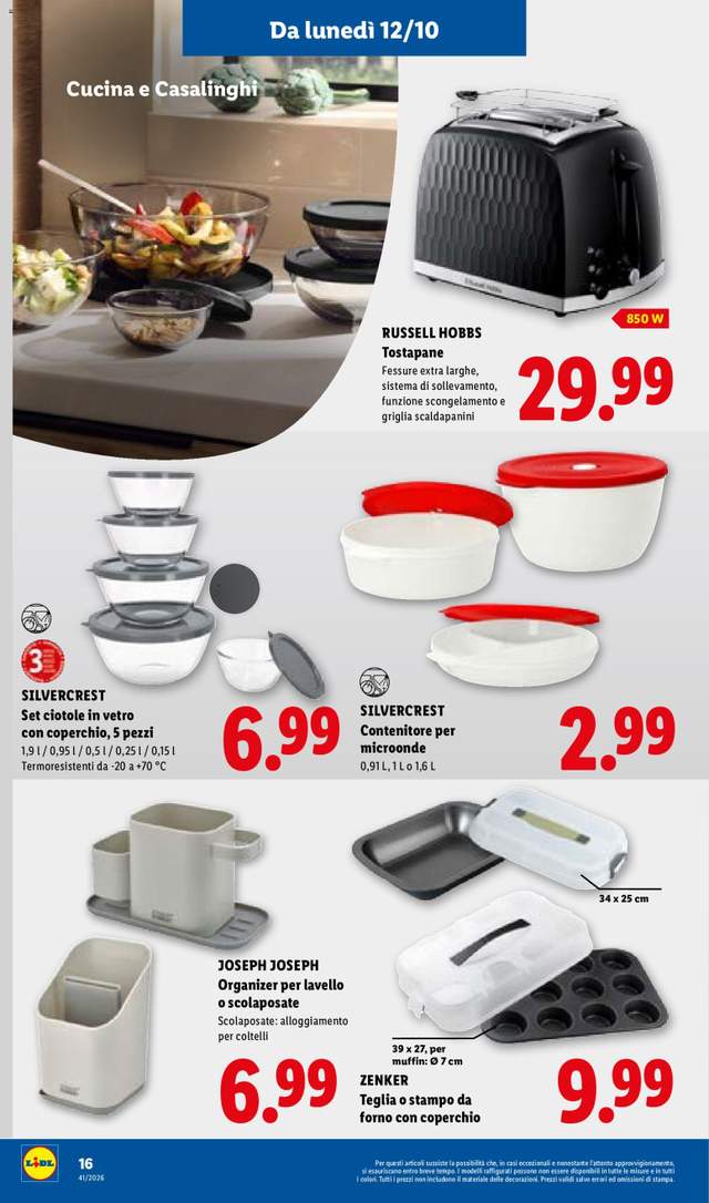 Nuovo volantino Lidl dal 08/10