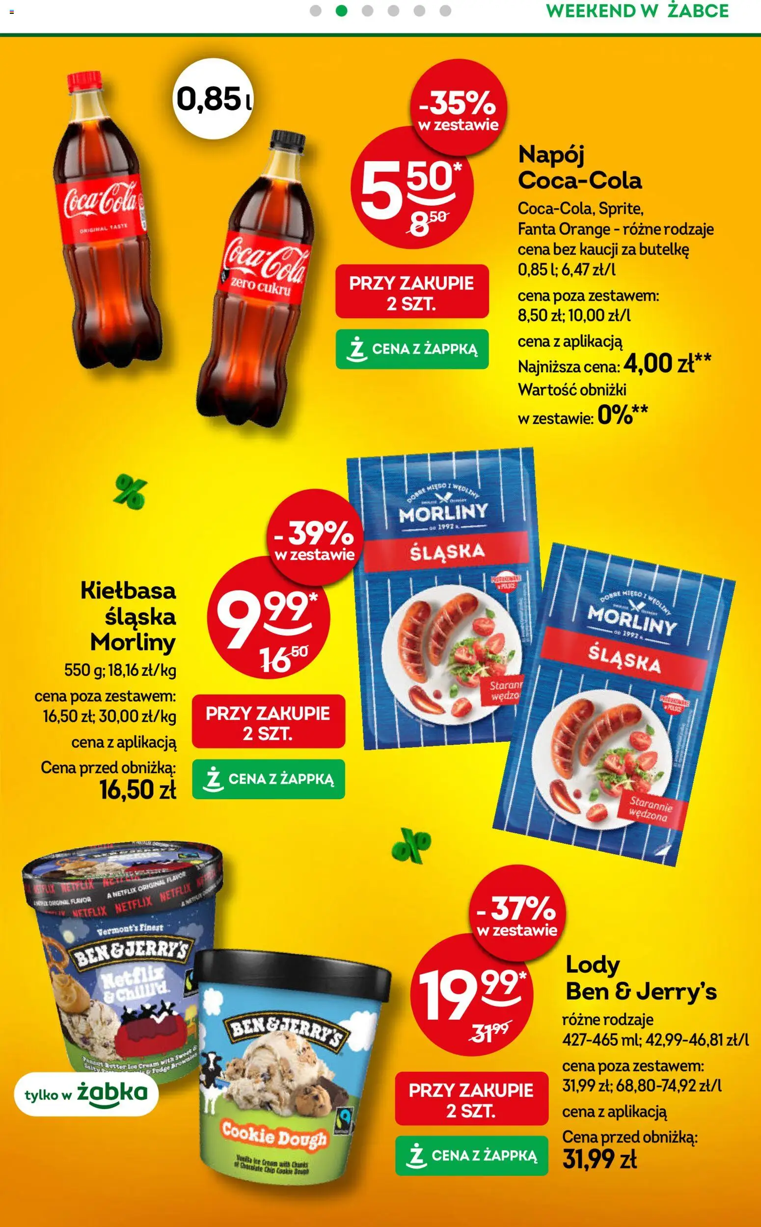 Pogląd gazetki "Żabka gazetka - Weekendowe promocje" ze sklepu Żabka ważnej od 18.09.2026