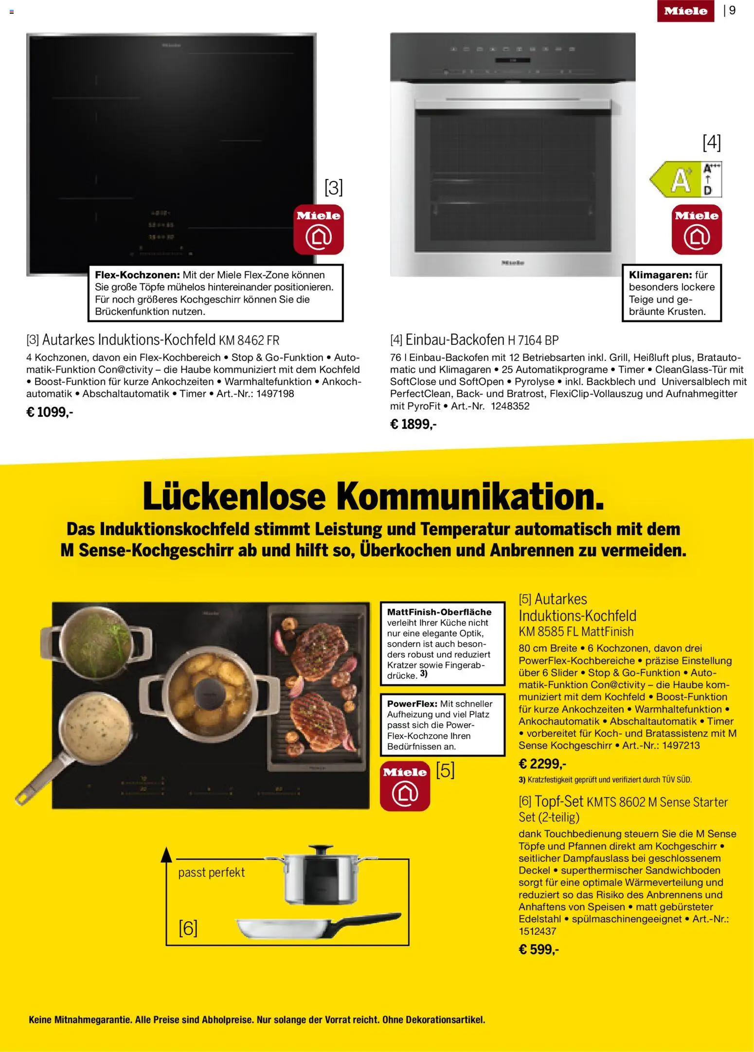 Vorschau von dem Prospekt des Geschäftes Medimax, gültig ab dem 22.10.2026 - Küche, Miele, Kochfeld