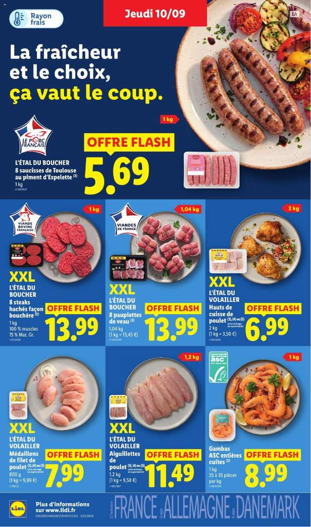 Nouveau catalogue Lidl à partir du 10/09