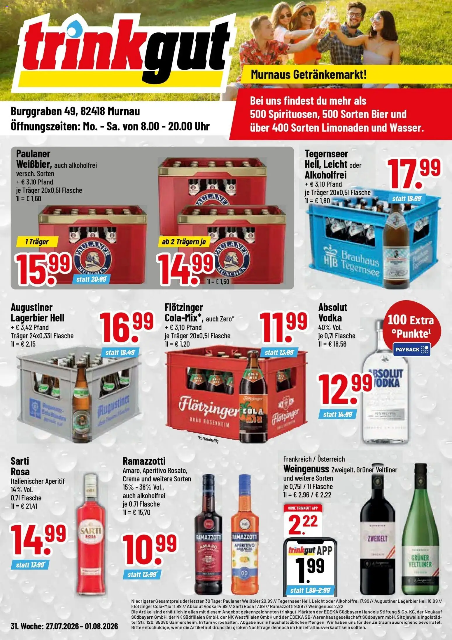 Vorschau von dem Prospekt des Geschäftes Trinkgut, gültig ab dem 27.07.2026