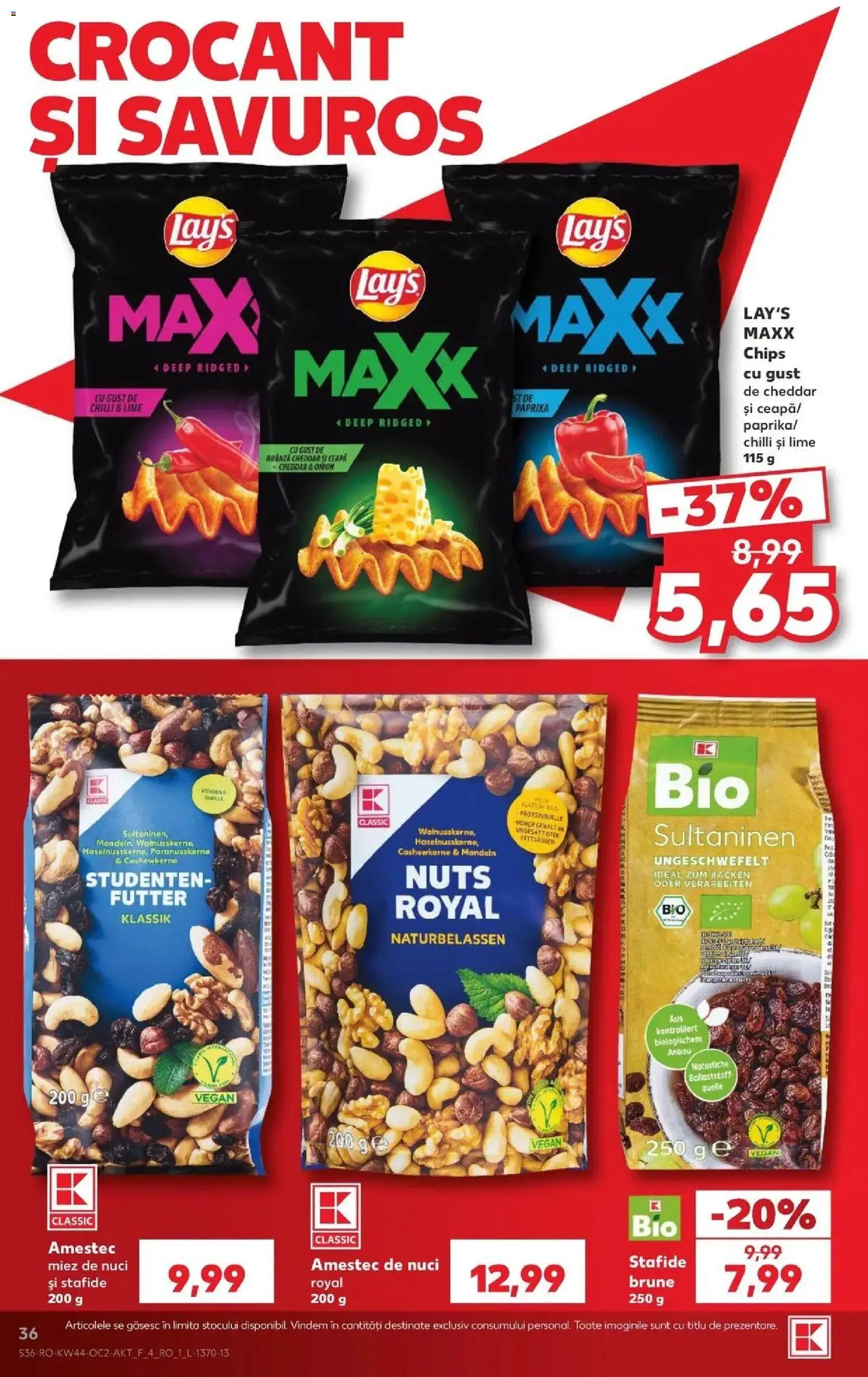 Previzualizarea de cataloage: Kaufland Kaufland Codlea valabil de la 28.10.2026 - Nuci, Ceapă, Lime, Stafide, Chilli, Amestec