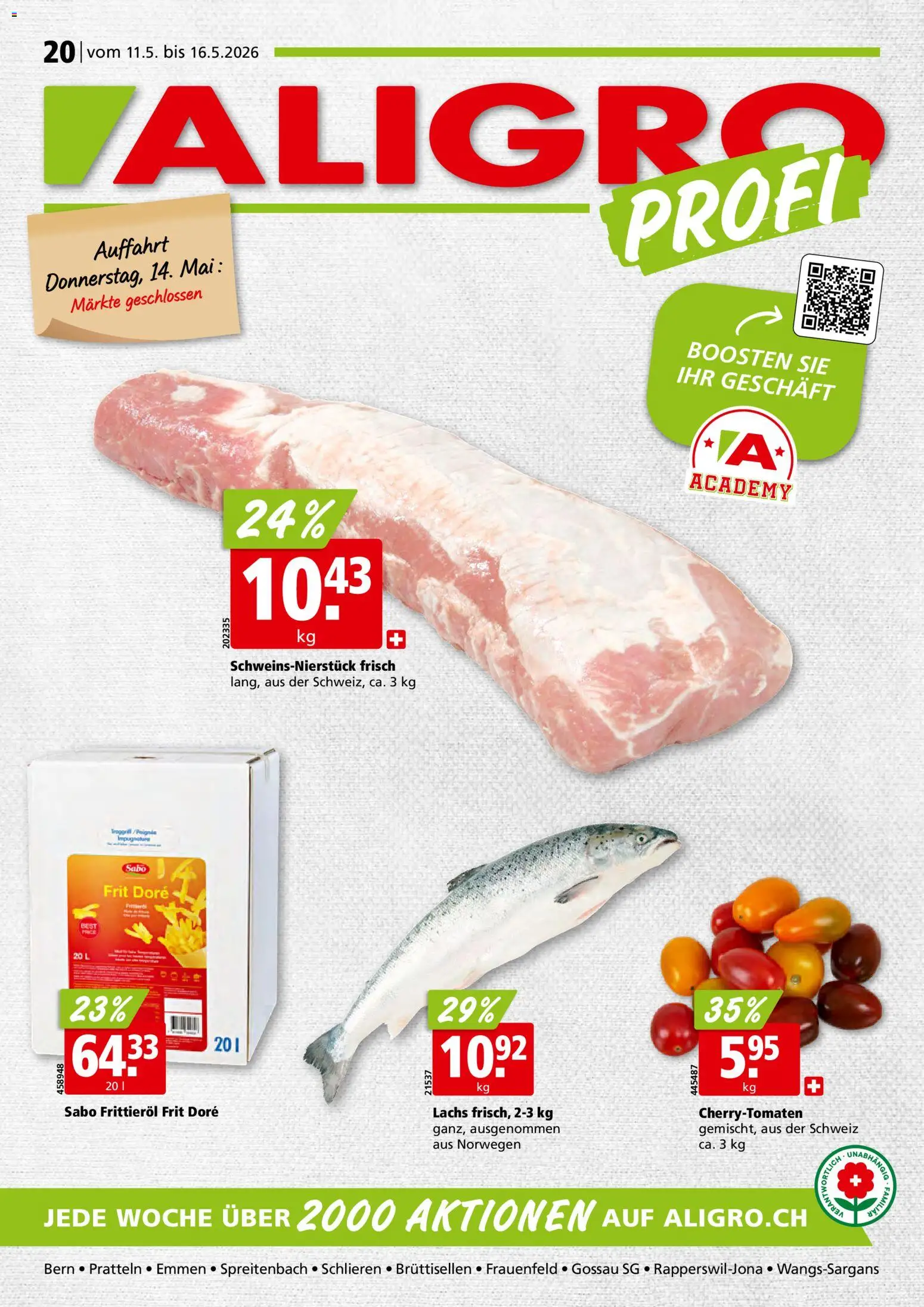 Vorschau des Merkblatts Aligro aktionen vom Shop Aligro gültig von 11.05.2026 bis 16.05.2026