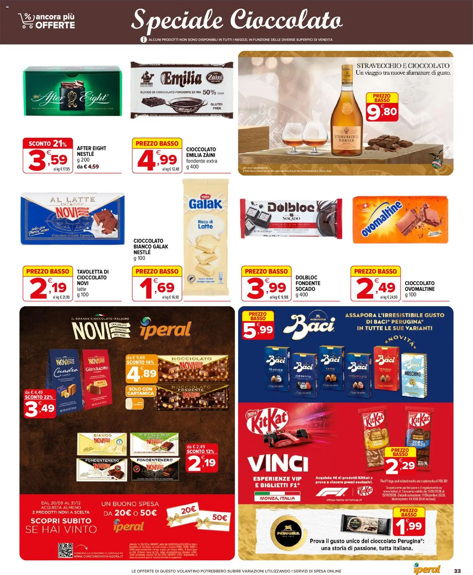 Anteprima dell'opuscolo Iperal volantino Ancora Più Offerte dal negozio Iperal valido da 28/10/2026 - Senza glutine, Latte, Pistacchio, Data, Cacao, Basso, Cioccolato bianco, Tavoletta