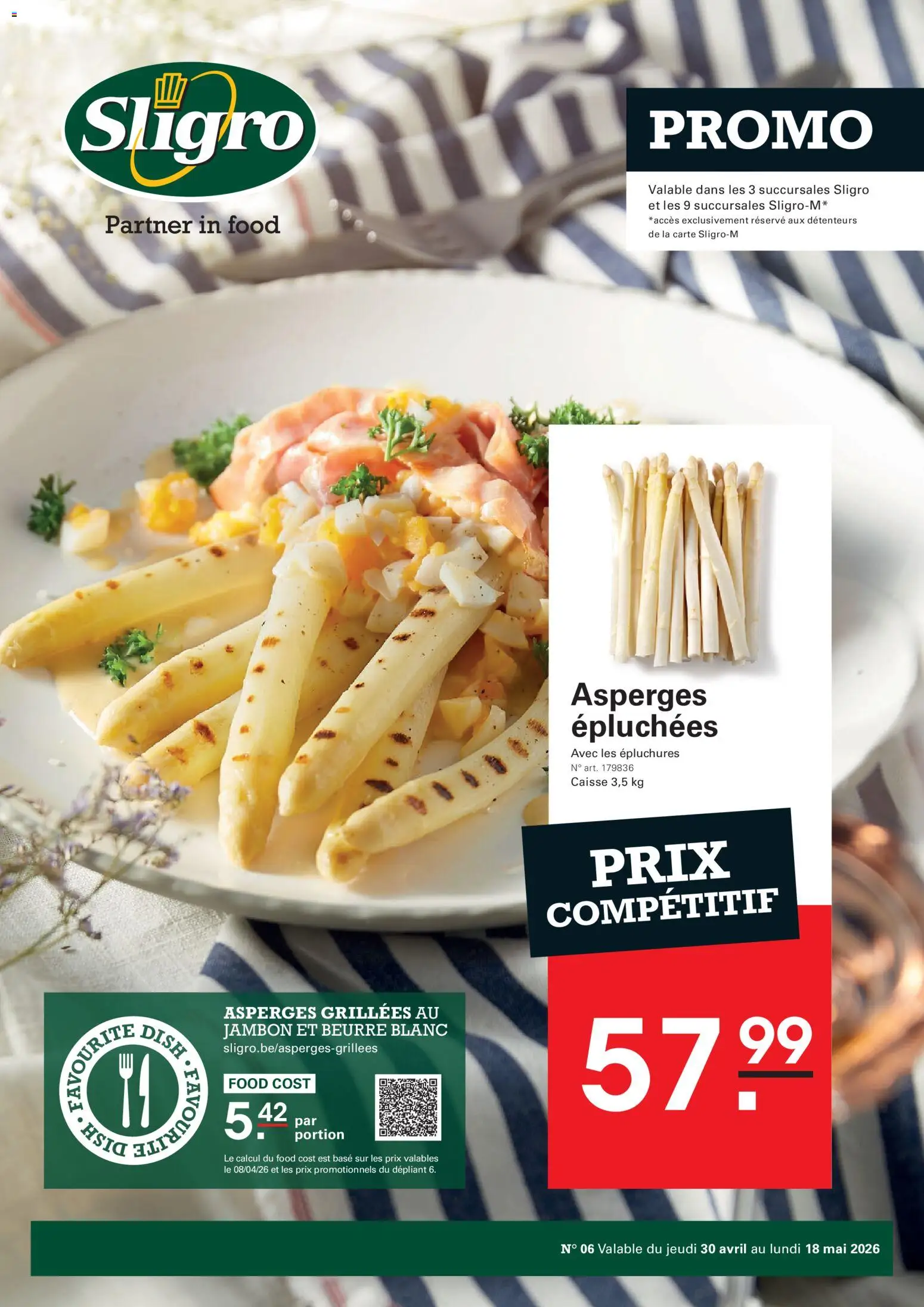 Voorbeeld van Sligro Promo van winkel Sligro geldig vanaf 30/04/2026