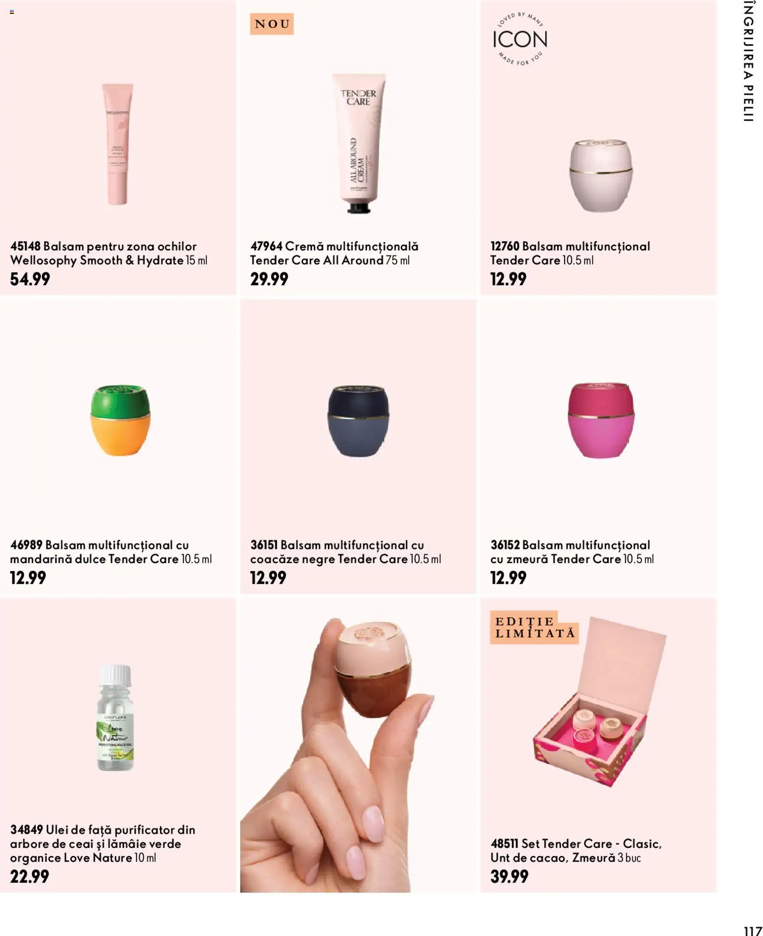 Previzualizarea de cataloage: Oriflame Oriflame Catalog 15 2026 valabil de la 11.11.2026 - Ulei, Ceai, Zmeură, Unt, Cremă, Lămâie, Balsam
