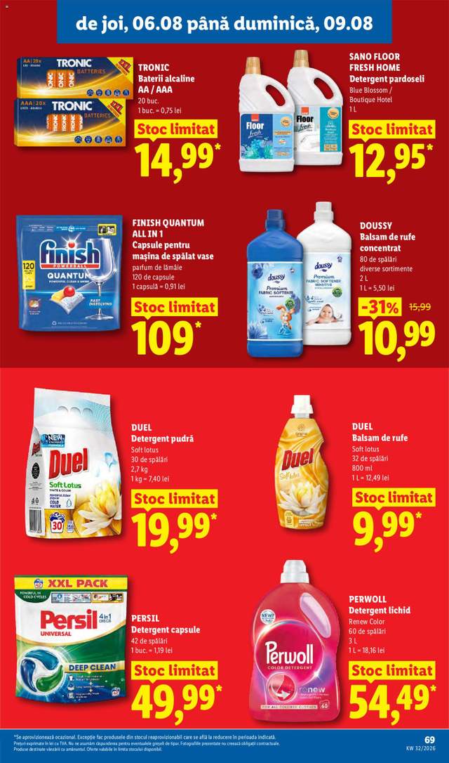 Noul catalog Lidl de la 03.08.