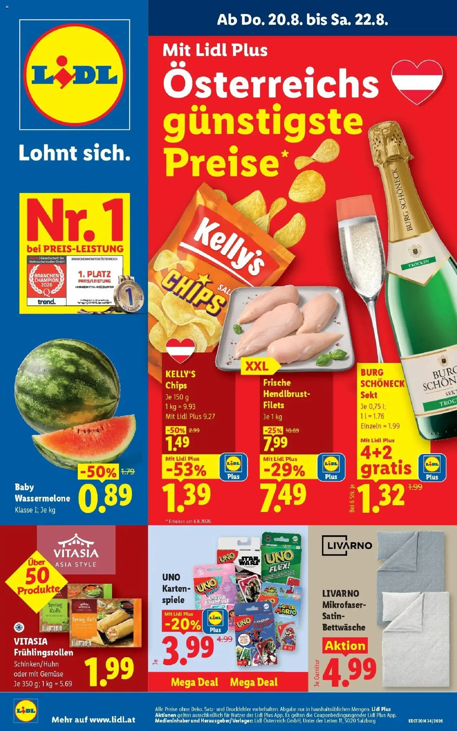 Vorschau der Angebote: Lidl Lidl Flugblatt - Wien gültig ab 16.08.2026