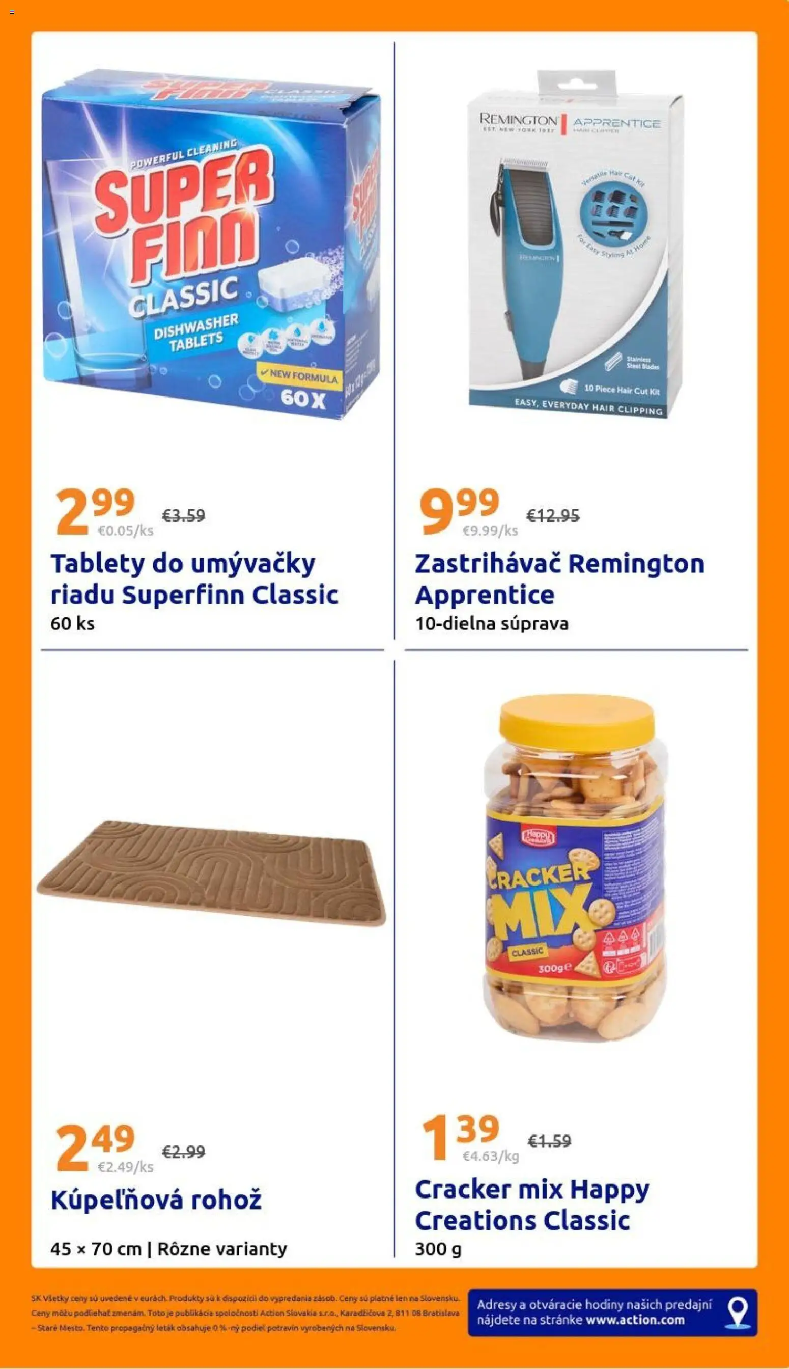 Náhľad Action letáku platného od 14.10.2026 - Hodiny, Tablety do umývačky