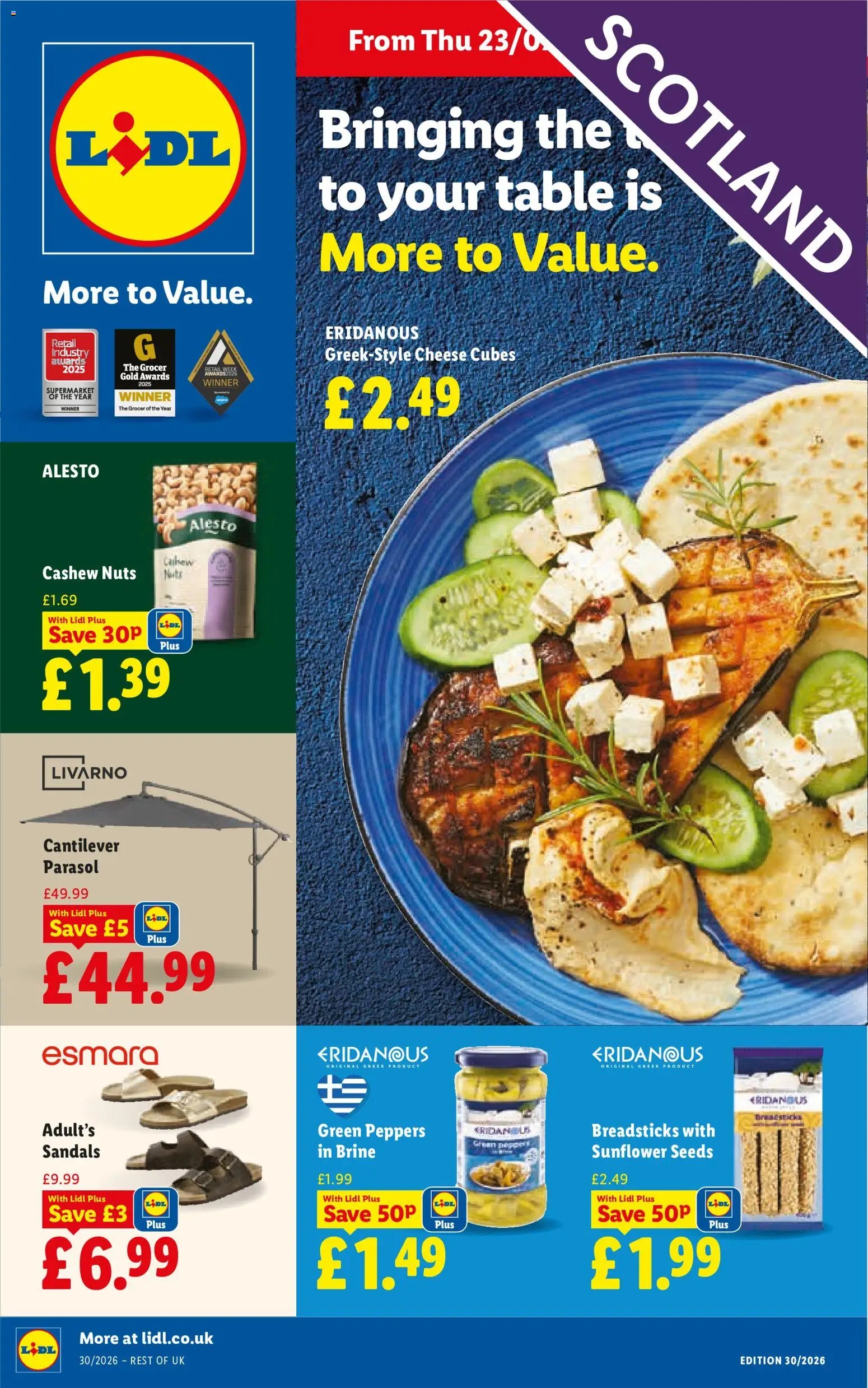 Preview of Lidl Weekly offers Lidl Scotland valid from 23/07/2026