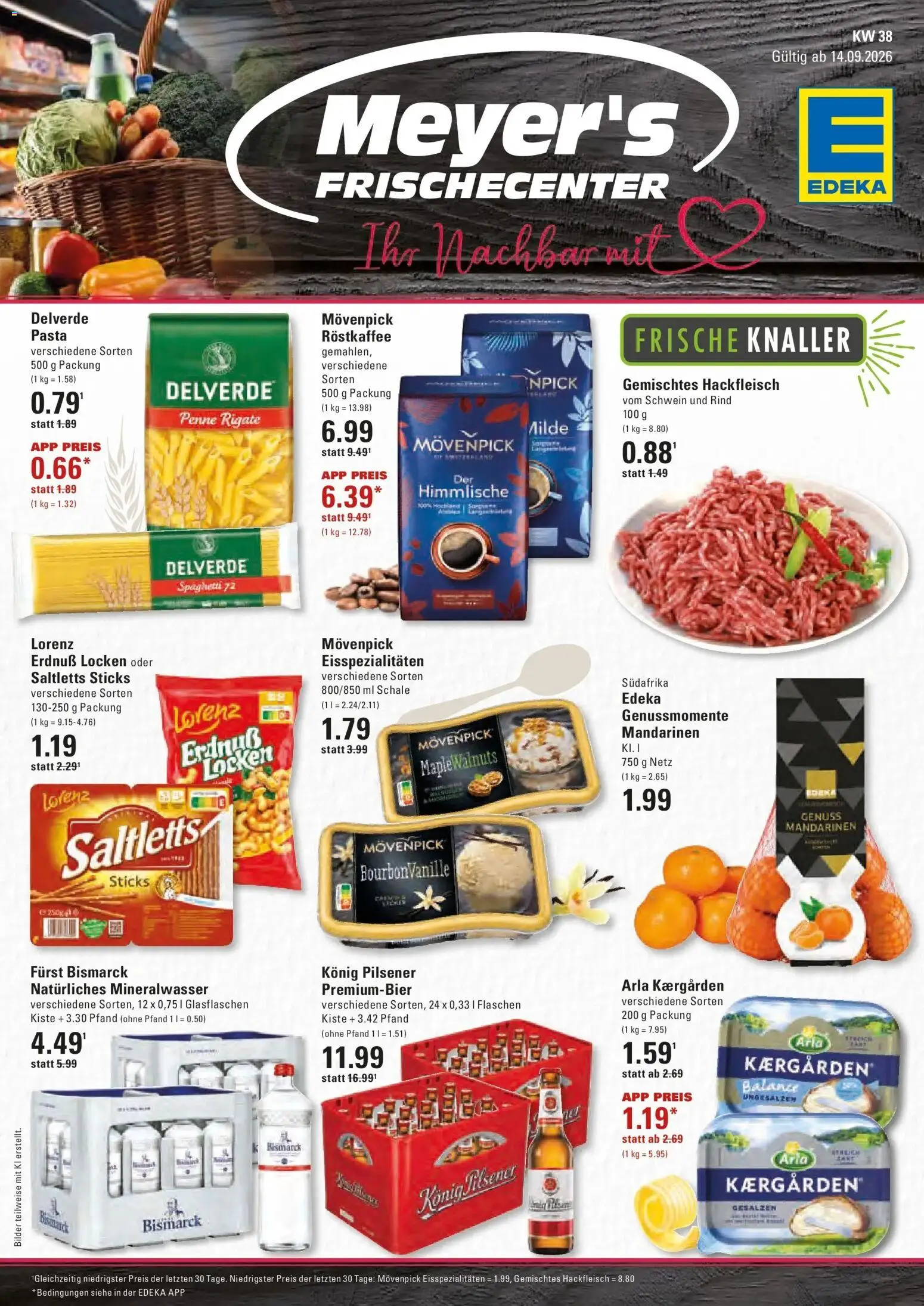 Vorschau von dem Prospekt des Geschäftes Edeka, gültig ab dem 14.09.2026
