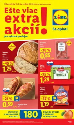 Náhľad Lidl letáku platného od 17.08.2026