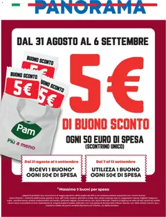 Anteprima dell'opuscolo Panorama volantino Sconto dal negozio Panorama valido da 31/08/2026