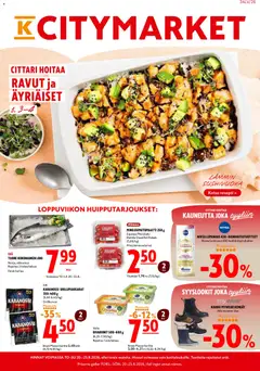 Kaupan K-Citymarket K-Citymarket tarjoukset esikatselu, voimassa 20/08/2026