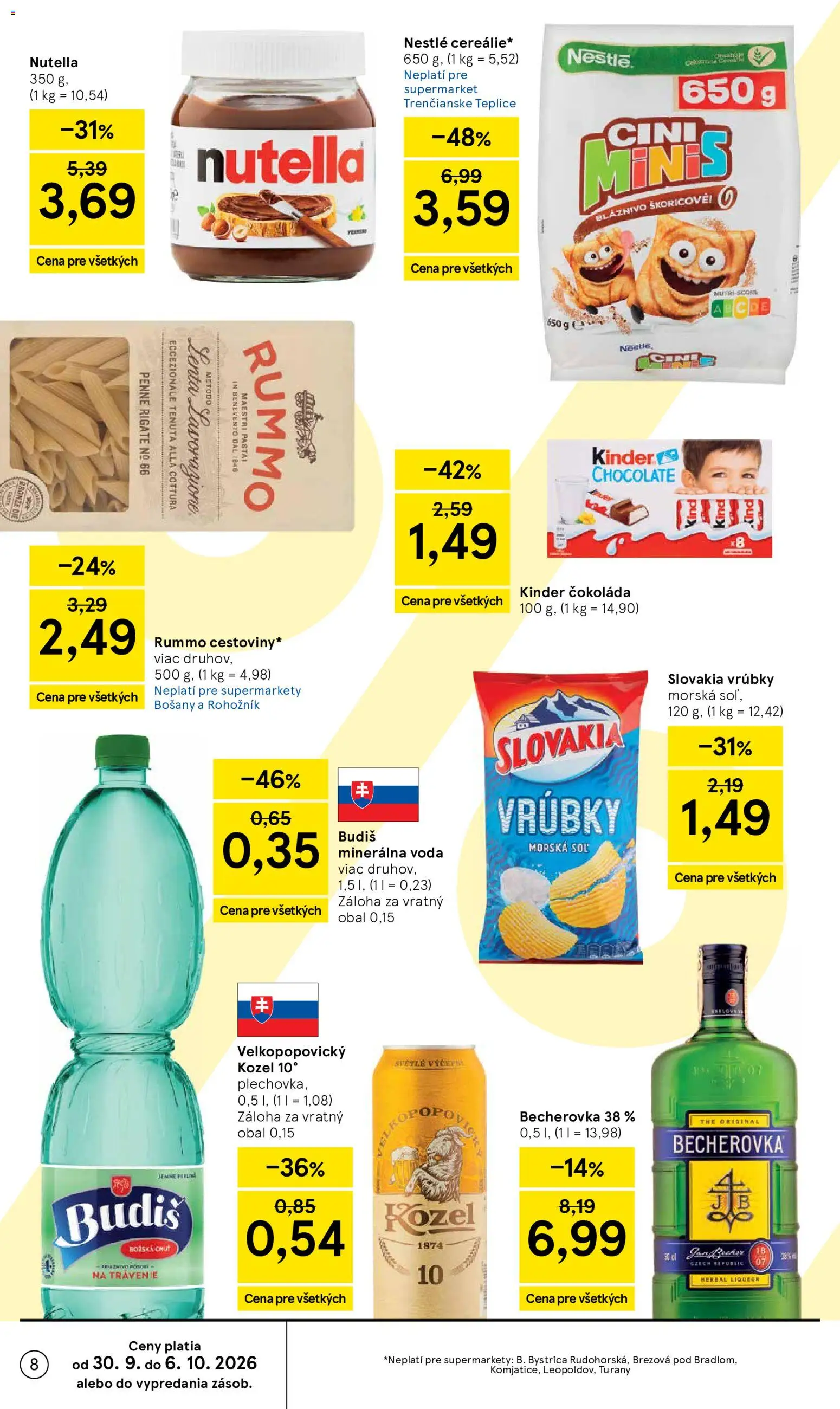 Náhľad Tesco letáku platného od 30.09.2026