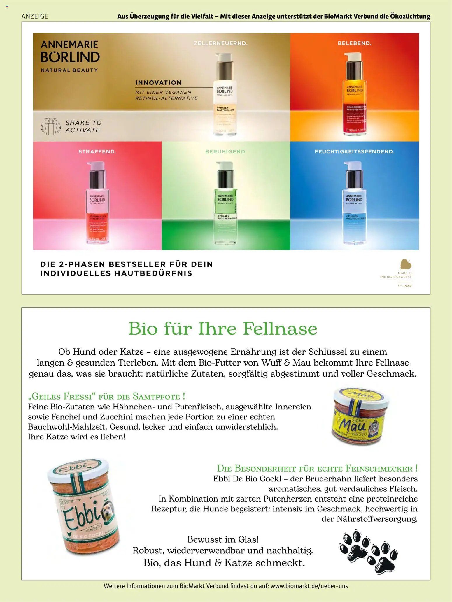 Vorschau von dem Prospekt des Geschäftes BioMarkt, gültig ab dem 17.07.2026 - Zucchini, Hahnchen