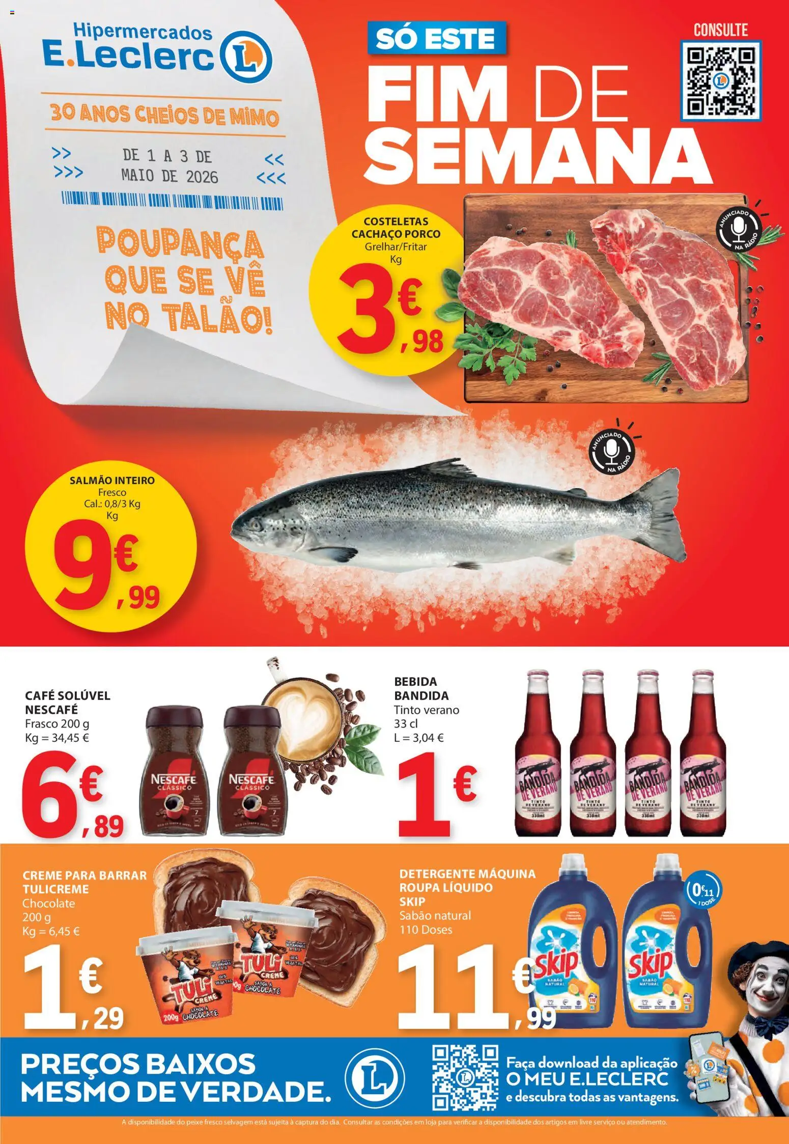 Pré-visualização do folheto da loja E.Leclerc válida a partir de 01/05/2026