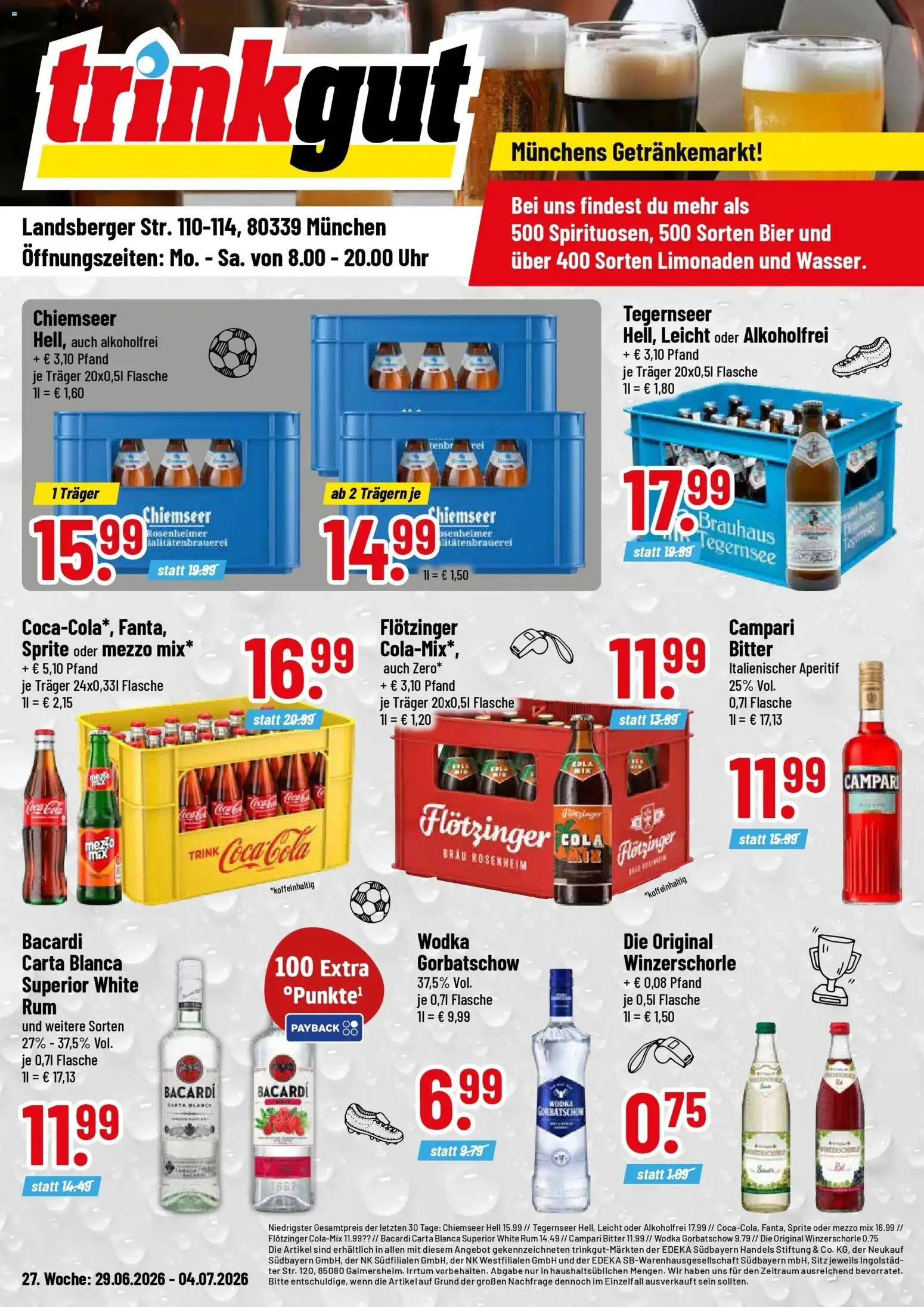 Vorschau von dem Prospekt des Geschäftes Trinkgut, gültig ab dem 28.06.2026