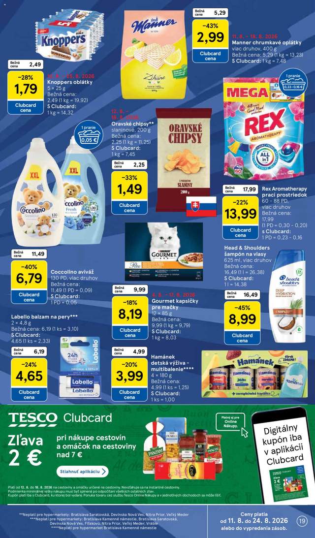 Nový Tesco leták od 12.08.