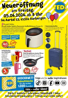 Vorschau von dem Prospekt des Geschäftes TEDi, gültig ab dem 05.06.2026