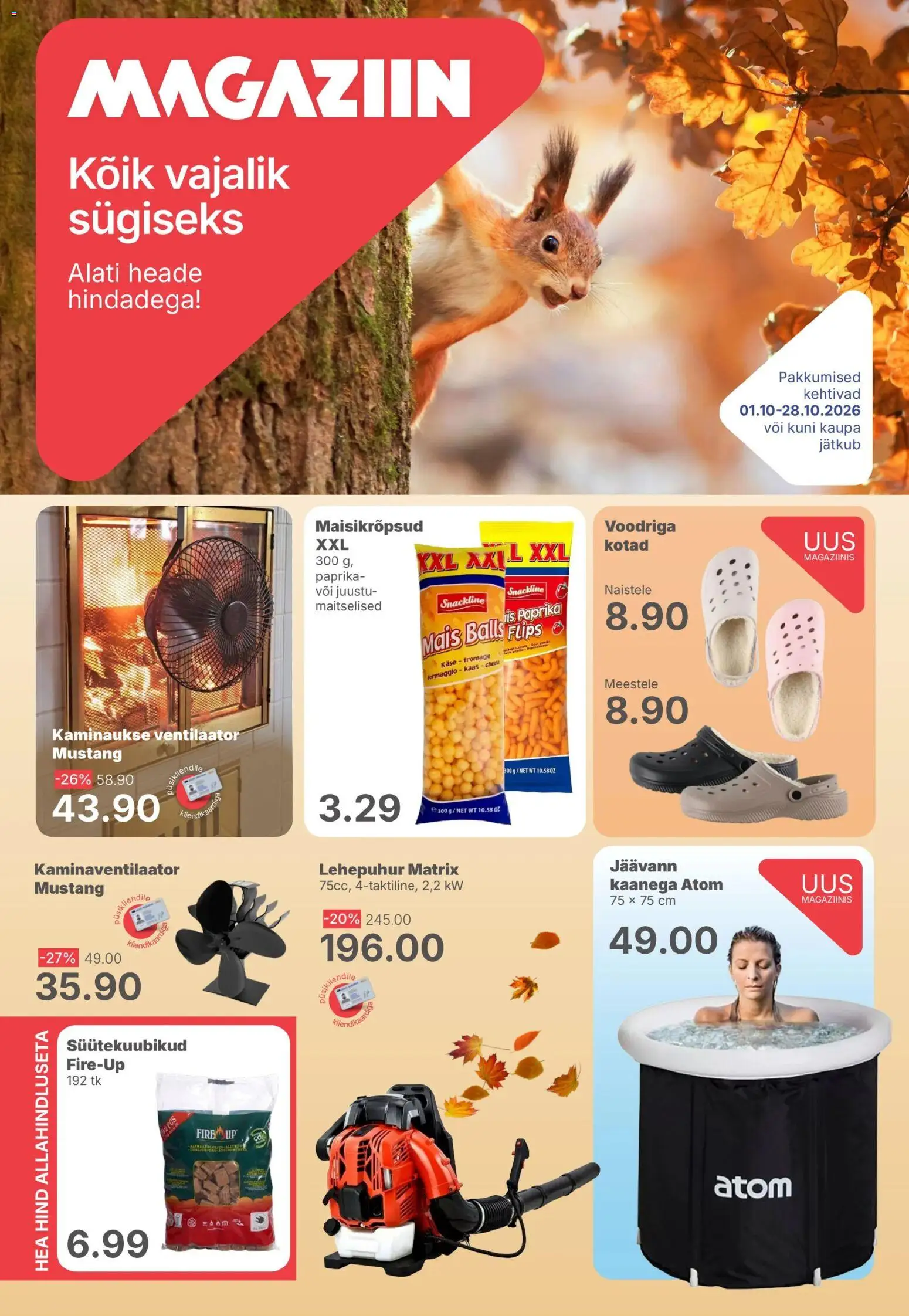 Magaziin kliendilehe eelvaade alates 01.10.2026