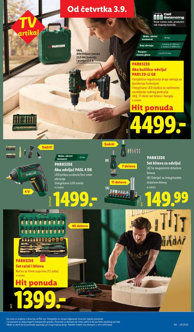 Novi Lidl katalog od 03.09.