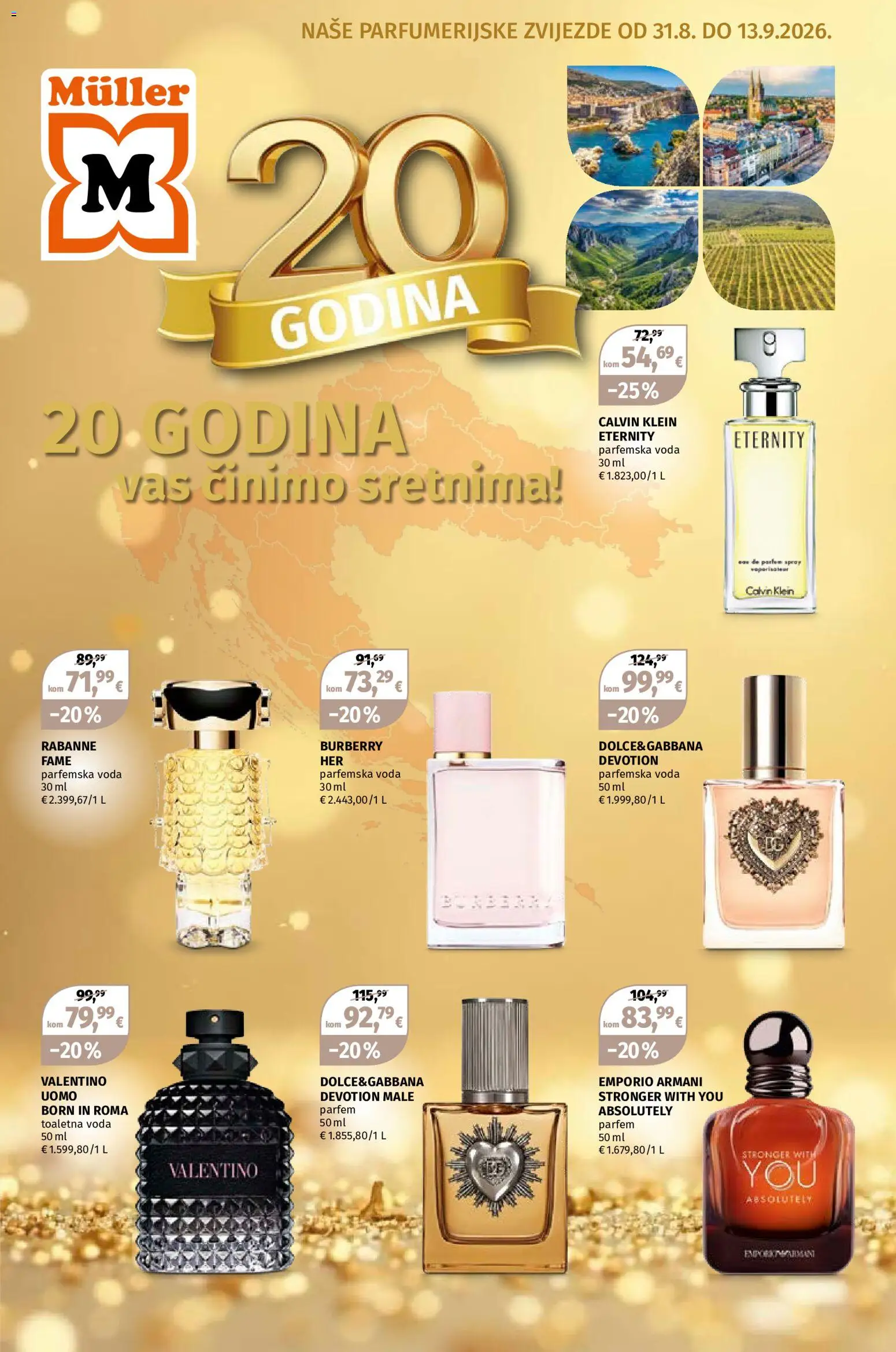 Pregled letka Müller Katalog trgovine Müller vrijedi od 07.09.2026