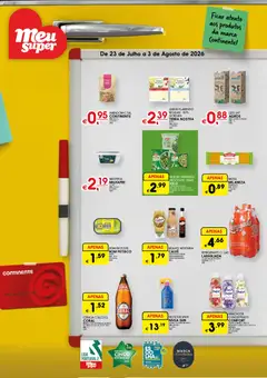Pré-visualização do folheto da loja Meu Super válida a partir de 23/07/2026