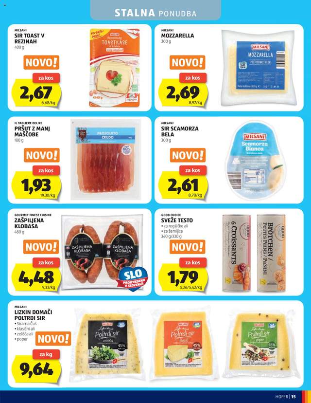 Novi Hofer katalog od 30.09.