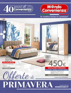 Anteprima dell'opuscolo Mondo Convenienza volantino dal negozio Mondo Convenienza valido da 01/04/2026